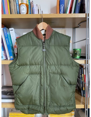 c.1990 Walls Outdoor Down Jacket Olive la colonne vertébrale