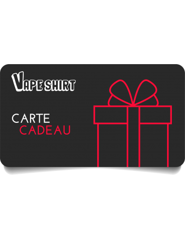 Carte cadeau Vape Shirt ouvre sa boutique