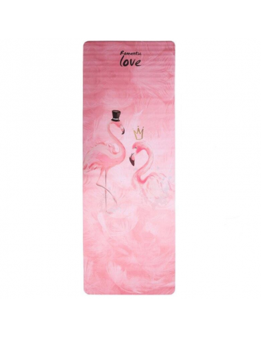 Tapis de Yoga Pliable Flamant Rose destockage