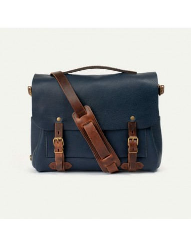 Bleu de Chauffe - Sac Postier Eclair Marine Pain Brûlé 50-70% off 