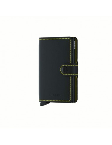 Secrid - Porte Cartes Secrid Miniwallet Matte Black And Yellow est présent 