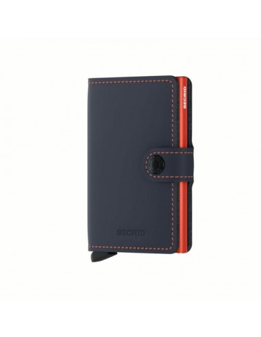 Secrid - Porte CartesMiniwallet Matte Night Blue And Orange en stock