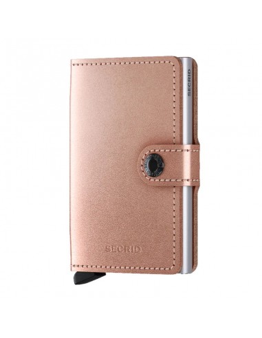 Secrid - Porte Cartes Miniwallet Metallic Rose 50% de réduction en Octobre 2024