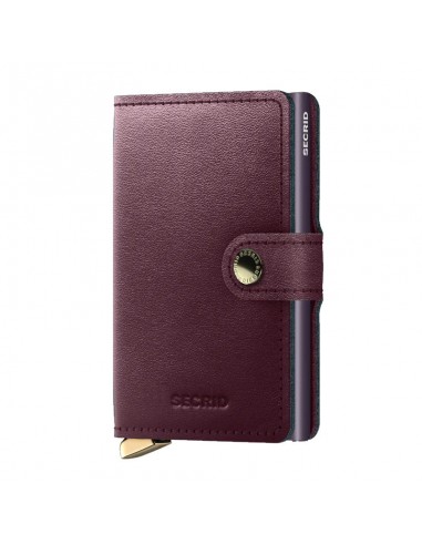 Secrid - Porte Cartes Secrid Premium Miniwallet Dusk Bordeaux de technologie