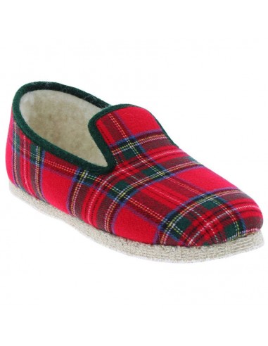 Charentaises Chausse-Mouton - Balmore Tartan Rouge acheter