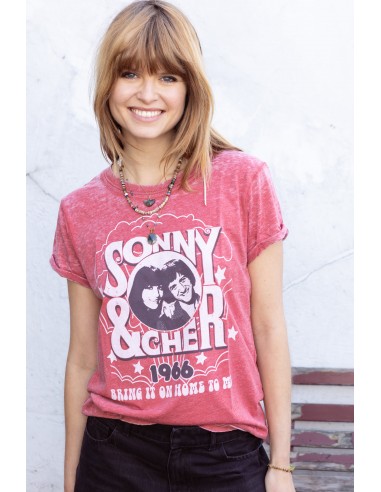 330 Sonny & Cher 1966 Burnout Tee / RECYCLED KARMA BRANDS En savoir plus