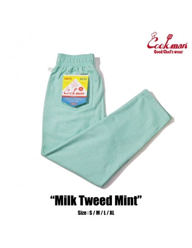 Cookman Chef Pants - Milk Tweed : Mint vente chaude votre 