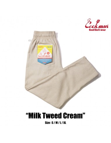 Cookman Chef Pants - Milk Tweed : Cream Pour