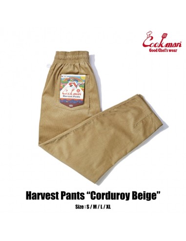 Cookman Harvest Pants - Corduroy : Beige pas cher chine