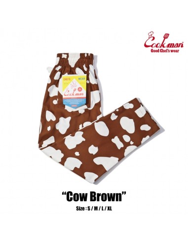 Cookman Chef Pants - Cow : Brown Venez acheter