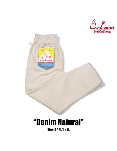 Cookman Chef Pants - Denim : Natural Les magasins à Paris et en Île-de-France