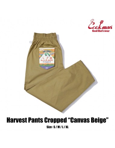 Cookman Harvest Pants Cropped Canvas - Beige les ctes