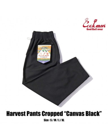 Cookman Harvest Pants Cropped Canvas - Black 50-70% off 