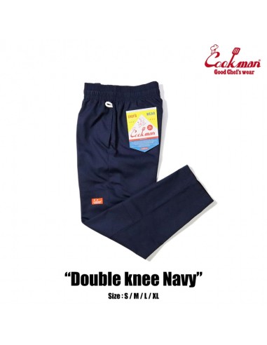 Cookman Chef Pants - Double Knee Ripstop : Navy meilleur choix