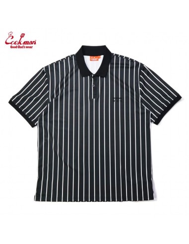 Cookman Polo Shirts - Stripe : Black l'évolution des habitudes 