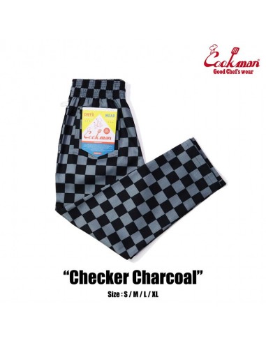 Cookman Chef Pants - Checker : Charcoal Le MVP de beaucoup