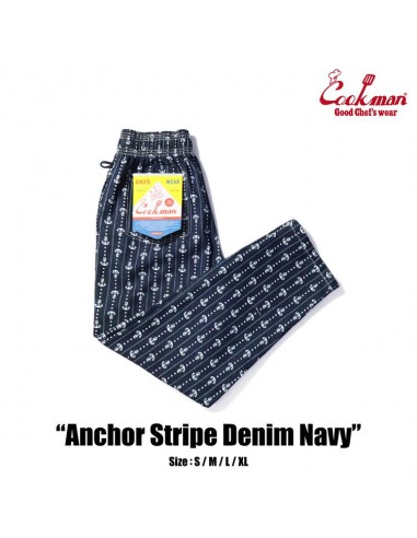 Cookman Chef Pants - Anchor Stripe Denim 2024