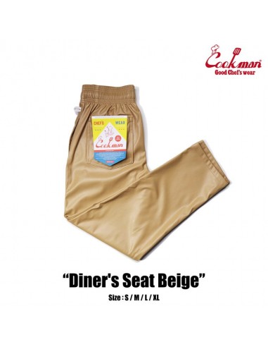 Cookman Chef Pants - Diner's Seat : Beige rembourrage situé sous