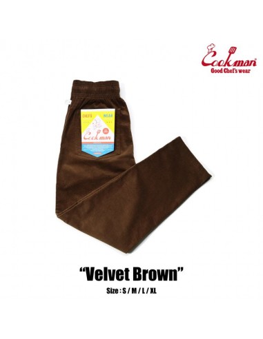 Cookman Chef Pants - Velvet : Brown en ligne des produits 