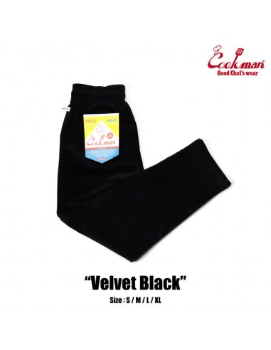 Cookman Chef Pants - Velvet : Black la colonne vertébrale